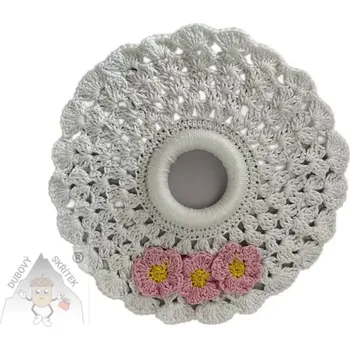 Velikonoční dekorace Dubový skřítek Romantická háčkovaná dečka s šípkovými růžemi - elegance do vašeho domova