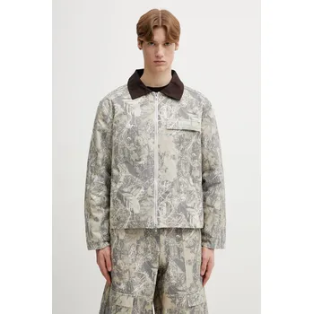 Pánská bunda Bavlněná bunda adidas Originals WORKWEAR, XXL, béžová, 80X