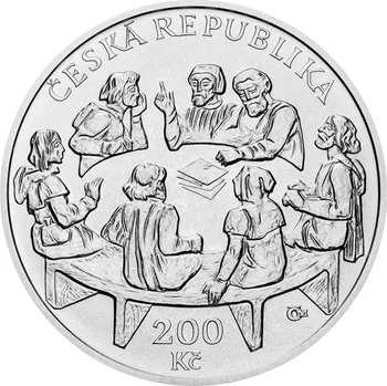 Česká republika. 200 Kč 2020. Vydání čtyř pražských artikulů. Běžná kvalita.