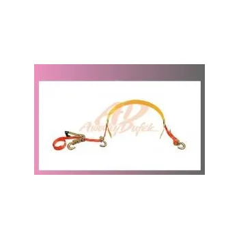 Upínací popruh pás na upevnění vozidel-2,8m/3t- /šíře 35mm/-s otoč.háky-s normou VDI 2700