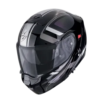 Helma na motorku Výklopná přilba Scorpion Exo-930 Evo Ardens černý chameleon L