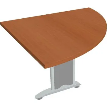 Psací stůl Stůl spojovací pravý FP 901 P - TŘEŠEŇ , ŠEDÁ Ral 9006