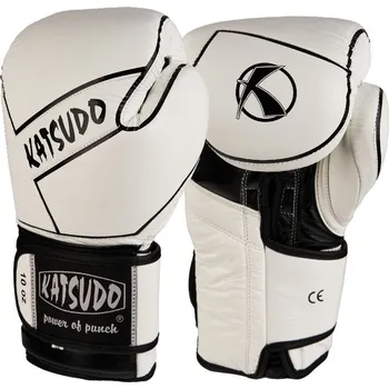 Boxerské rukavice Katsudo boxerské rukavice Legion, bílé 14 OZ