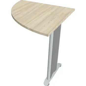 Psací stůl Stůl spojovací levý FP 901 L - AKÁT , ŠEDÁ Ral 9006