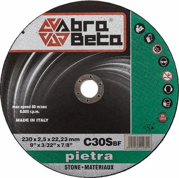 Řezný kotouč Kotouč řezný na kámen rovný Abra Beta 230x2.5