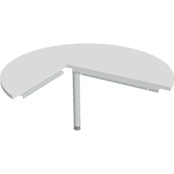 Psací stůl Stůl jednací pravý - CP 22 P N - BÍLÁ , ŠEDÁ Ral 9006