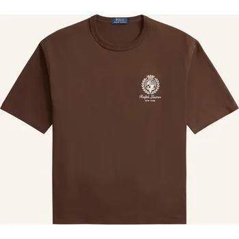 Pánské tričko Polo Ralph Lauren Pánské Tričko, tmavě hnědá / bílá, XXL