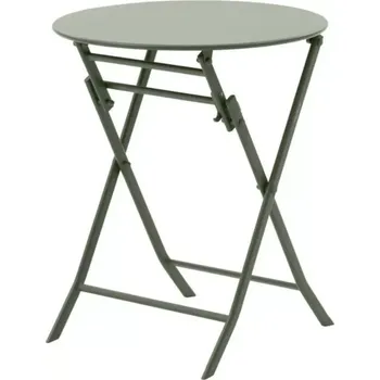 Zahradní stůl Skládací kulatý zahradní stůl Greensboro vavřínovozelený