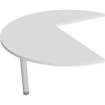 Psací stůl Stůl přídavný levý FP 22 L P - BÍLÁ , ŠEDÁ Ral 9006