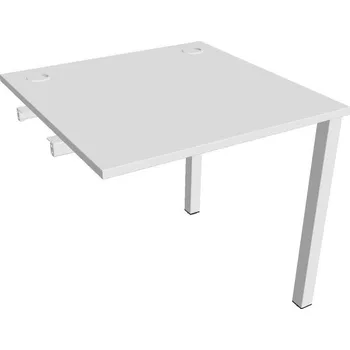 Psací stůl Stůl pracovní US 800 R řetězící rovné - BÍLÁ , BÍLÁ