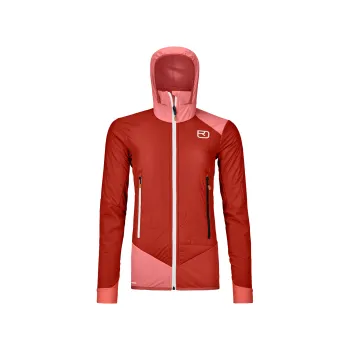 Ortovox Col Becchei Hybrid Jacket W sunset orange XS; Oranžová bunda + DÁREK DLE VÝBĚRU!