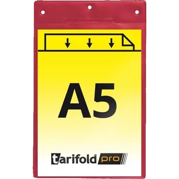 Kancelářský nábytek Identifikační kapsa djois, A5, červená, 10 ks