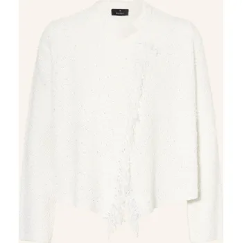 Dámský svetr Monari Dámský Pletený Obal S Flitry, bílá, 40