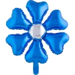 Foliový balónek květina modrá 55 cm