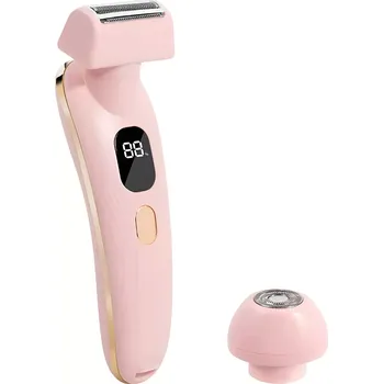 Elektrický dámský holicí a epilační strojek JY-8826 2 v 1 - růžový