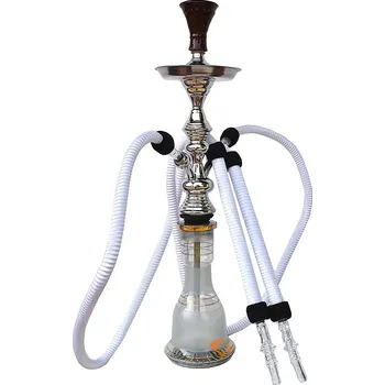 Čistič dýmky Vodní dýmka 67 cm, TopMark Heket bílá NEW 2 hadice