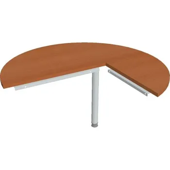 Psací stůl Stůl jednací levý - CP 22 L N - TŘEŠEŇ , ŠEDÁ Ral 9006