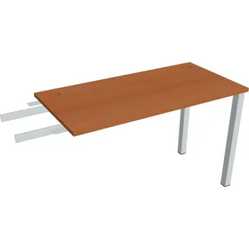 Psací stůl Stůl pracovní úzký UE 1200 RU řetězící do úhlu - TŘEŠEŇ , ŠEDÁ