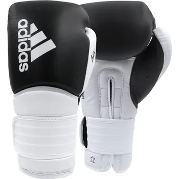 Boxerské rukavice Adidas boxerské rukavice Hybrid 300, bílo-černé 16 OZ