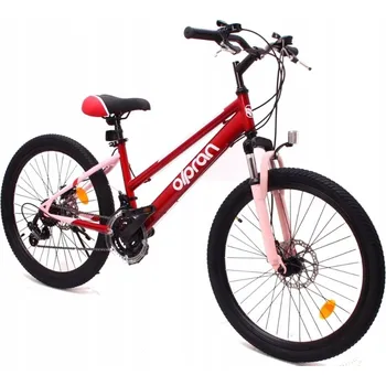 Dětské kolo Olpran TALPA 24" 2026 tmavě červená/růžová