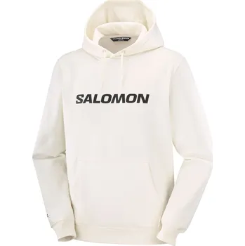 Pánská mikina Pánská mikina Salomon Logo Hoodie M Velikost: XXL / Barva: bílá