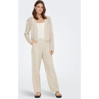 Dámský svetr ONLY Kardigan Nola 15290744 Écru Relaxed Fit M