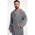 Vienetta MAN Pánský župan s kapucí Filip: šedá L