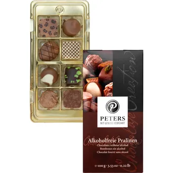 Bonboniéra PETERS Pralinky bez alkoholu 100g (11202)