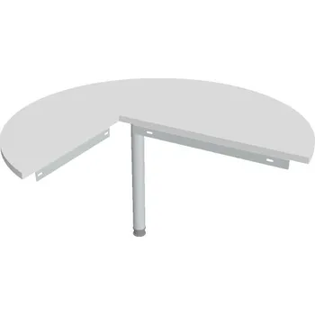 Psací stůl Stůl jednací pravý - GP 22 P N - BÍLÁ , ŠEDÁ Ral 9006