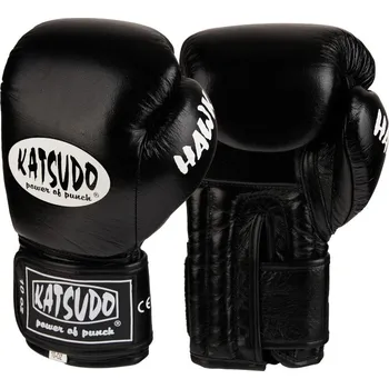 Boxerské rukavice Katsudo boxerské rukavice Hawk, černé 10 OZ