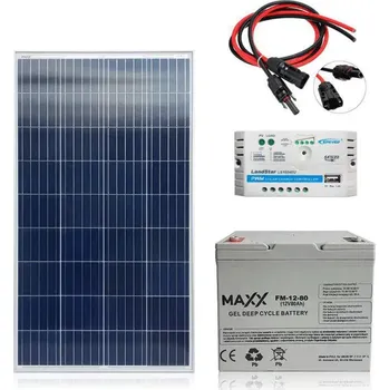 solární set Solární sada 140W-P Maxx 12V / 80Ah na přívěs