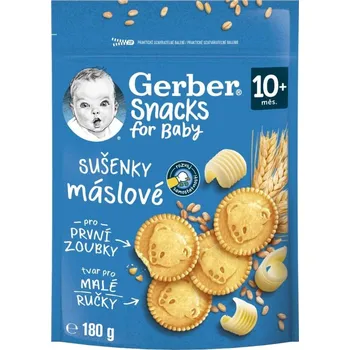 Cukrovinka GERBER For Baby Snacks máslové sušenky 180 g
