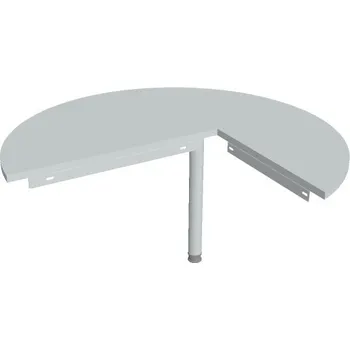 Psací stůl Stůl jednací levý GP 22 L N - ŠEDÁ , ŠEDÁ Ral 9006