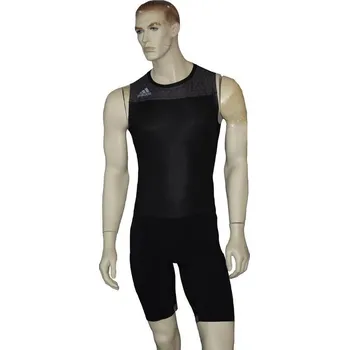 Adidas pánský vzpěračský dres Leistung, černý XL