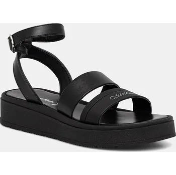 Dívčí sandály Dětské sandály Calvin Klein Jeans V4A2.83261.35.39 černá 99X, EUR 37