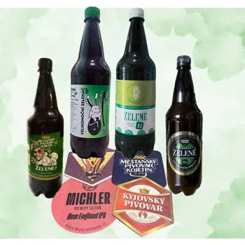 Pivo Domácí pivotéka Velikonoční degustační balení zeleného piva 2025