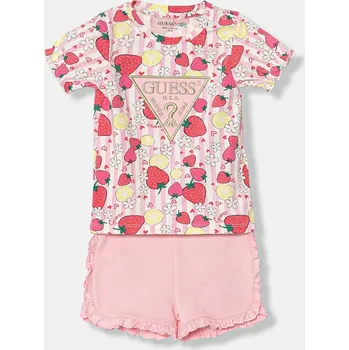 Kojenecká souprava Kojenecká sada Guess 2-pack A6GG02.K6YW4.PPY2.M růžová 30X, vel. 68-76