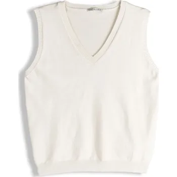 Dámský svetr GATE Vesta s véčkovým výstřihem 36/38 226-0100/115