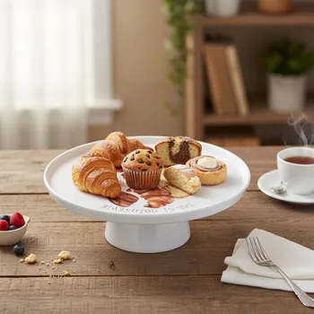 LA PORCELLANA BIANCA Goloserie 26 cm - porcelánový dortový talíř