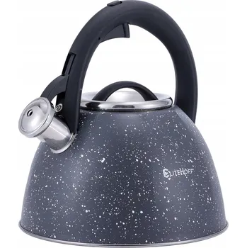 Rychlovarná konvice Konvice tradiční ocelová Elitehoff 3 l šedá