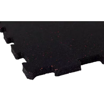 Truesteel Dvouvrstvá gumová podlaha do fitness 48,5 x 48,5 x 1,5 cm 