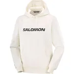 Pánská mikina Salomon Logo Hoodie M Velikost: L / Barva: bílá