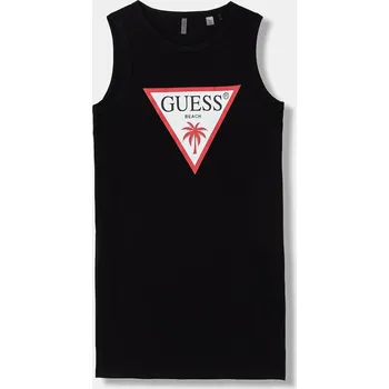 Dámské šaty Dětské bavlněné šaty Guess J6GK25.JA914.PPY2.M černá 99X, vel. 118-122