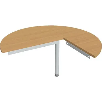 Psací stůl Stůl jednací levý GP 22 L N - BUK , ŠEDÁ Ral 9006