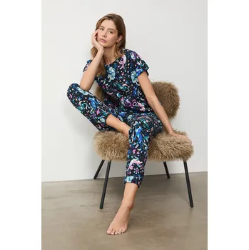 Dámské pyžamo Bavlněné pyžamo Medicine RS26-PJD300 černá 99A, vel. XS