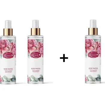 Kosmetická sada Arsy Cosmetics Set 2 + 1 zdarma NATURAL ROSE přírodní růžová voda