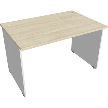 Psací stůl Pracovní stůl GS 1200 - AKÁT , BÍLÁ