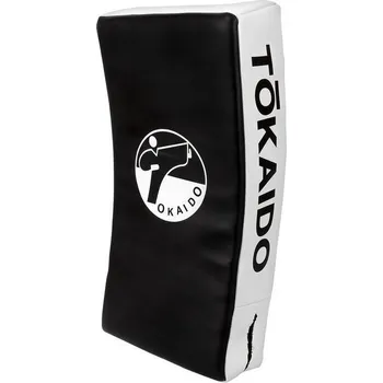 Lapa na box a MMA Tokaido makiwara Kick Shield PRO, černo-bílá