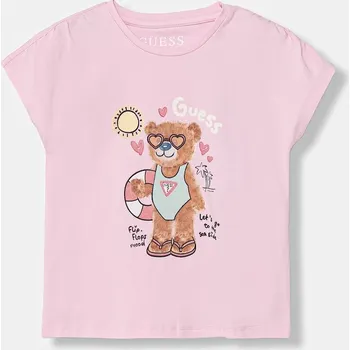 Dětské tričko Guess K6GI18.K6YW4.PPY2.M růžová 03X, vel. 68-76