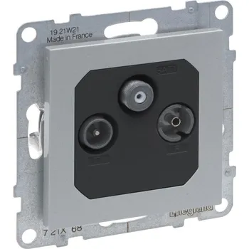vypínač a zásuvka Legrand 721368 SUNO HLIN. ZÁS.TV-RD-SAT PRŮB.